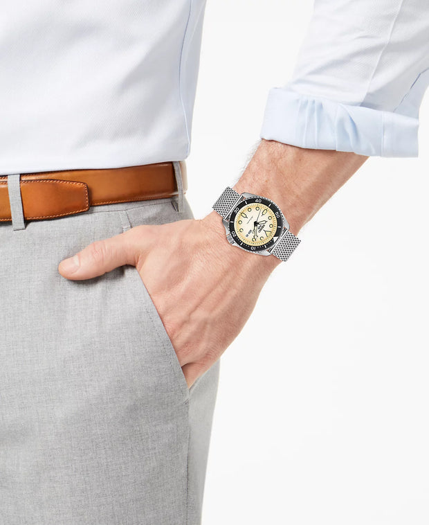 Seiko 5 SRPE75K1 - Champagne Dial Automatic Watch - Time Horizon