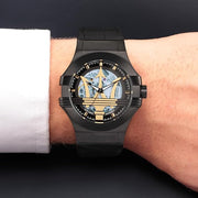Maserati Potenza Automatic Skeleton Dial Men's Watch R8821108036