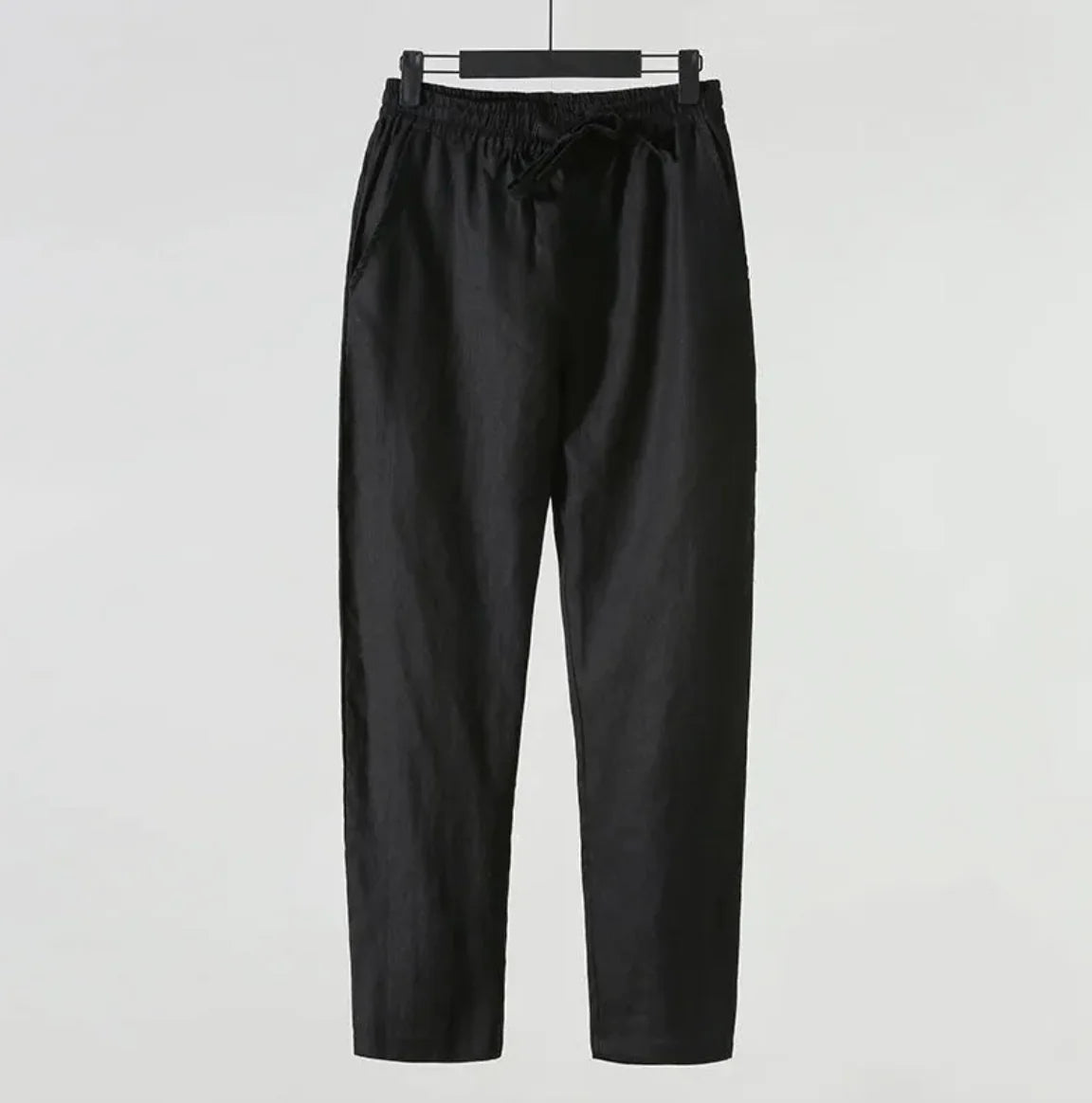 Men's Cotton Linen Cropped Pants