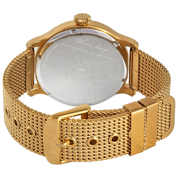 R8853118003 Maserati Epoca - Gold Mesh Watch for Men