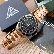 Guess W0231L7 Black Rose Gold men's Watch - Time Horizon